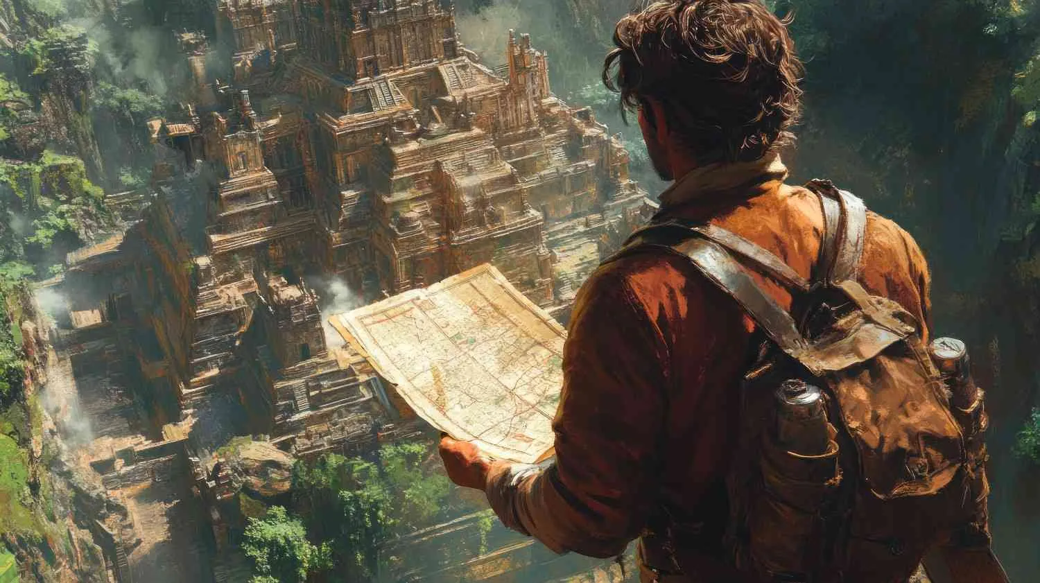 adventurer-studying-map-near-ancient-ruins-lush-jungle Canadian ghostwriters