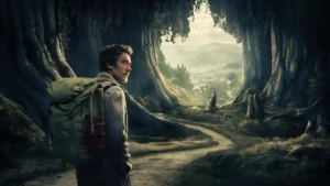 male-with-backpack-standing-path-tall-thick-trees-looking-light Canadian ghostwriters