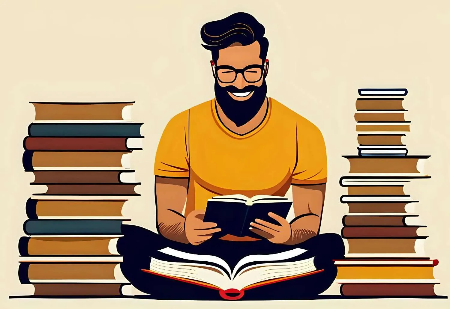 guy-reading-books-white-background-with-smile Canadian Ghostwriters