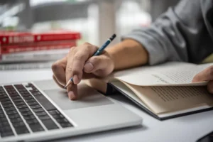 learning-online-class-by-using-laptop-computer-writing-notebook-workplace-education-development-knowledge-improvement-concept canadianghostwriters