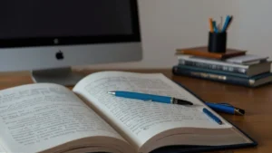 silent-study-room-with-open-book-pen-wooden-desk-by-window-fostering-focus canadianghostwriters